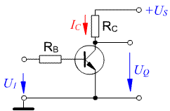 bipolarer Transistor als Schalter